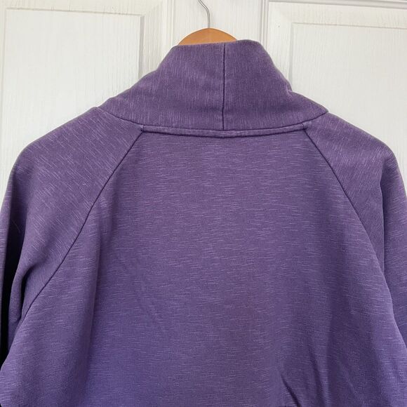 Columbia Wear Everywhere XL Dress Cowl Neck Raglan 3/4 Sleeve Purple Pockets - Picture 9 of 15